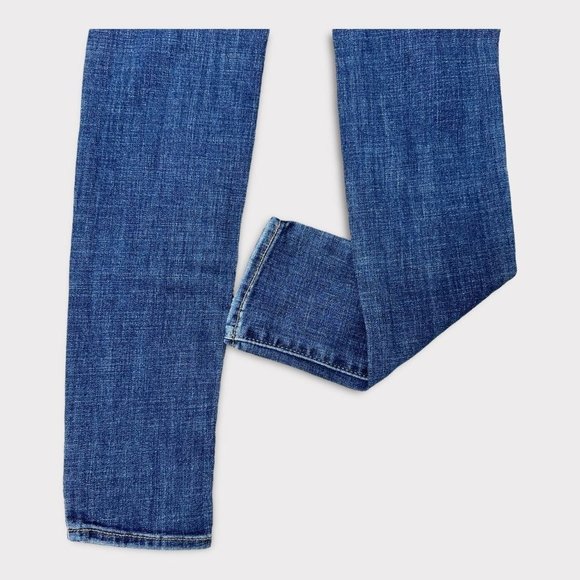 24x30 Levis Jeans Women's 00 721 High Rise Skinny Distressed Dark Blue Denim New - Picture 7 of 11